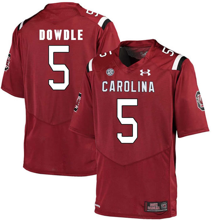 South Carolina Gamecocks #5 Rico Dowdle Red College Football Jersey